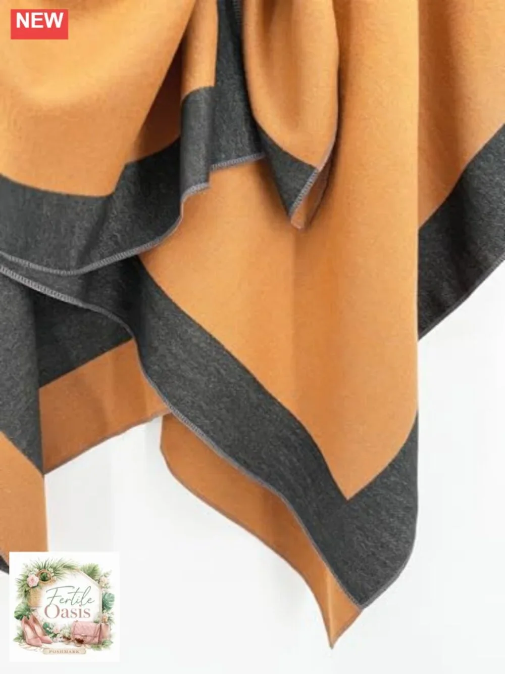 Women's Elegant Shawl Wrap Soft Open Front Poncho Cape Reversible Cardigan